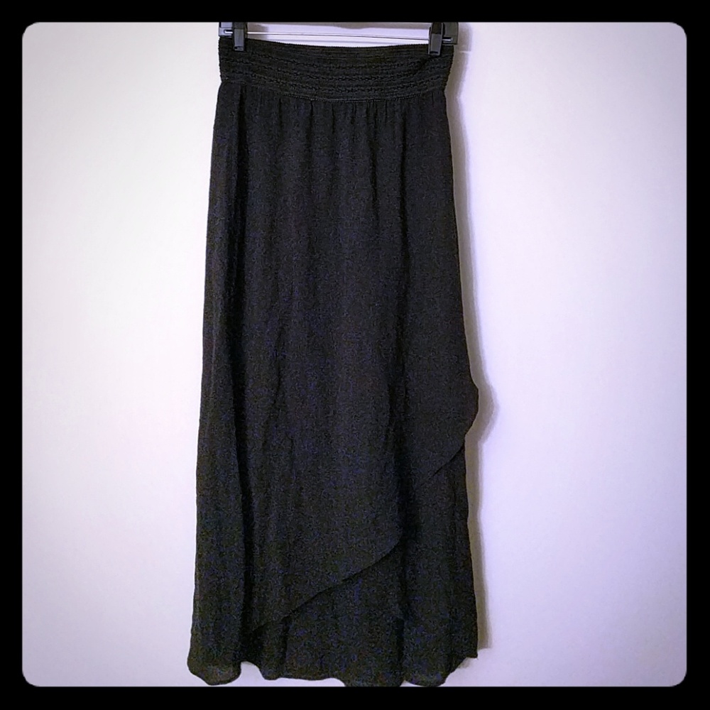 Black "wrap" skirt